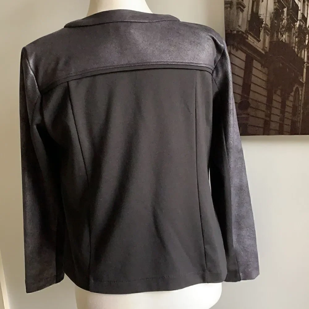Style & Co zip front jacket. - Picture 4 of 6